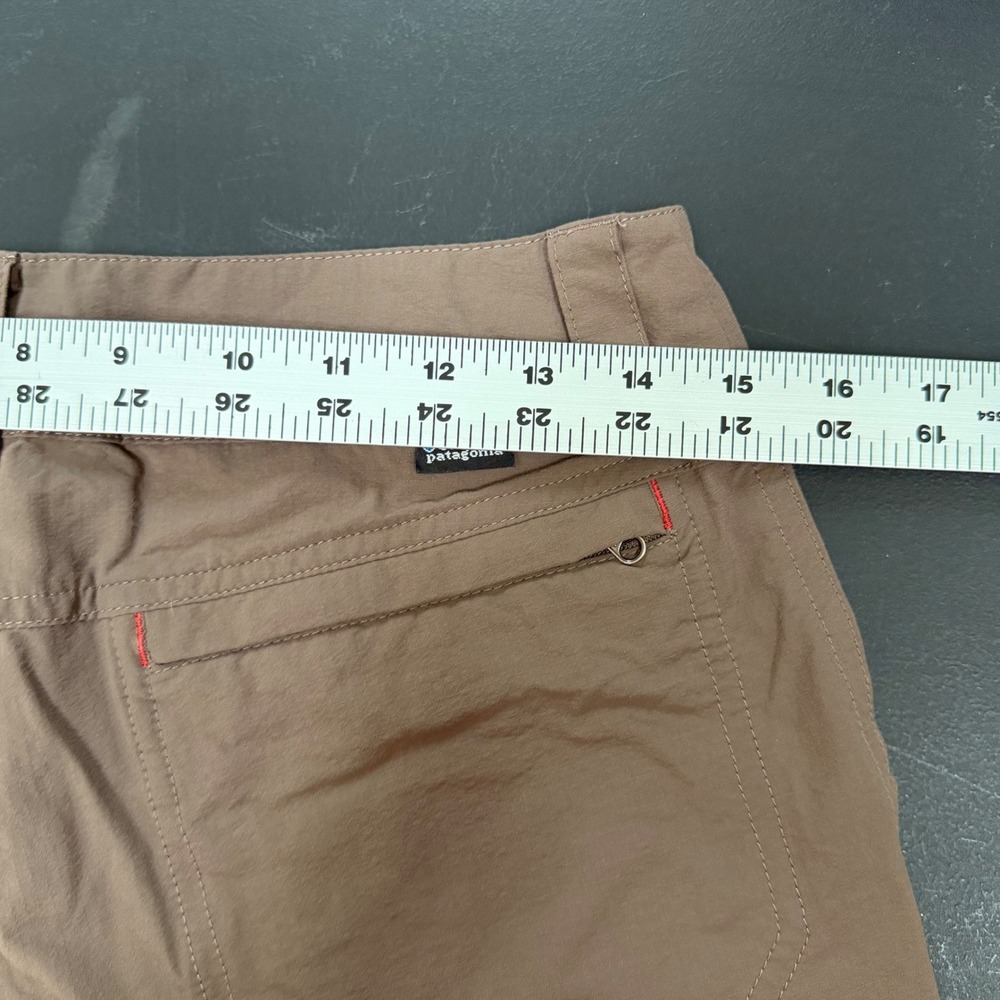Patagonia Quandary Shorts Women 2 Brown Hiking Outdoor Utility Lightweight Gorp - Picture 9 of 16